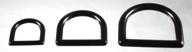 Cast shiny black D ring thumbnail