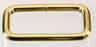 Belt keeper brass plated