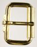 Buckle heel bar roller brass plate 1 1/2 inch