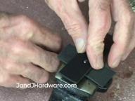 Hand setting rivets demonstration video